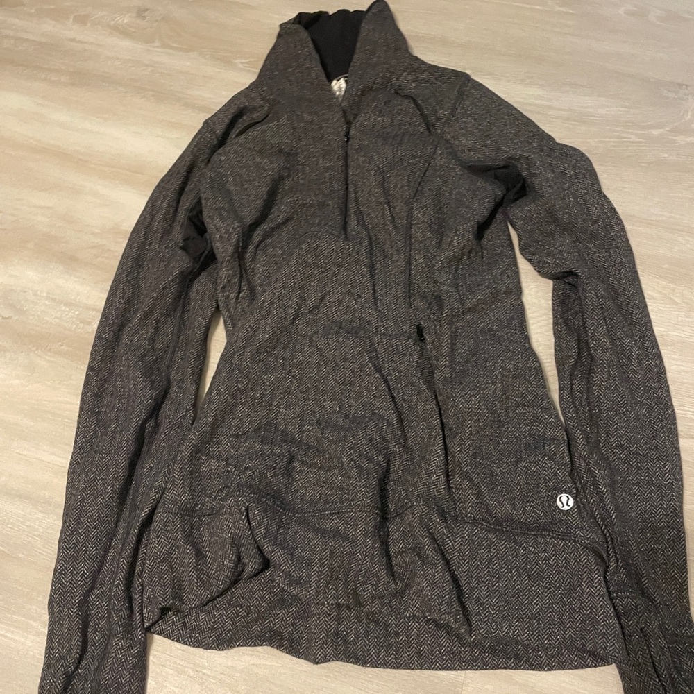 Lululemon Athletica Charcoal Turtleneck Jacket